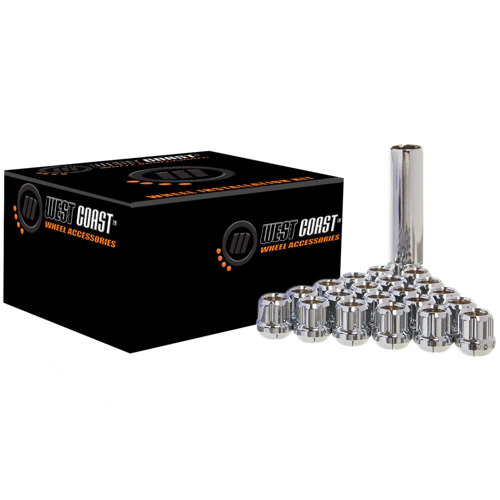 12mmx1.5 ET Spline 6 Lug Kit Blk