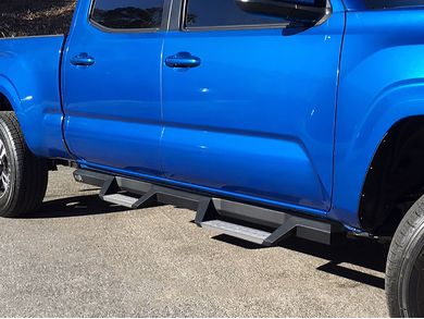 Westin HDX Textured Black Nerf Step Bars For 2007-2018 Chevy/GMC Silverado/Sierra 2500/3500 Crew Cab