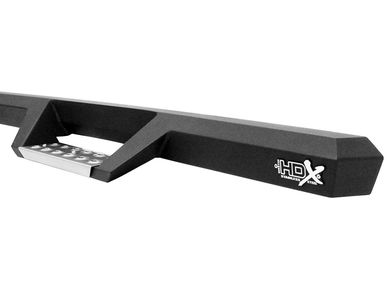 Nerf Side Steps For 2010-2015 Hyundai Tucson – 5.75" Metallic/Black Running Boards - View #2