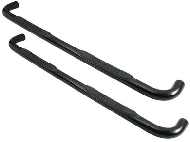 Westin R5 Black Nerf Step Bars For Trucks - 5" Wide Step, Rocker Panel Mount