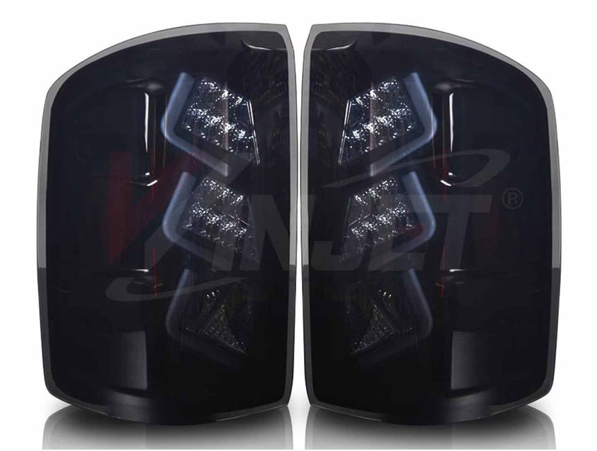 Winjet Smoked Black LED Tail Lights CTWJ0439BS RealTruck
