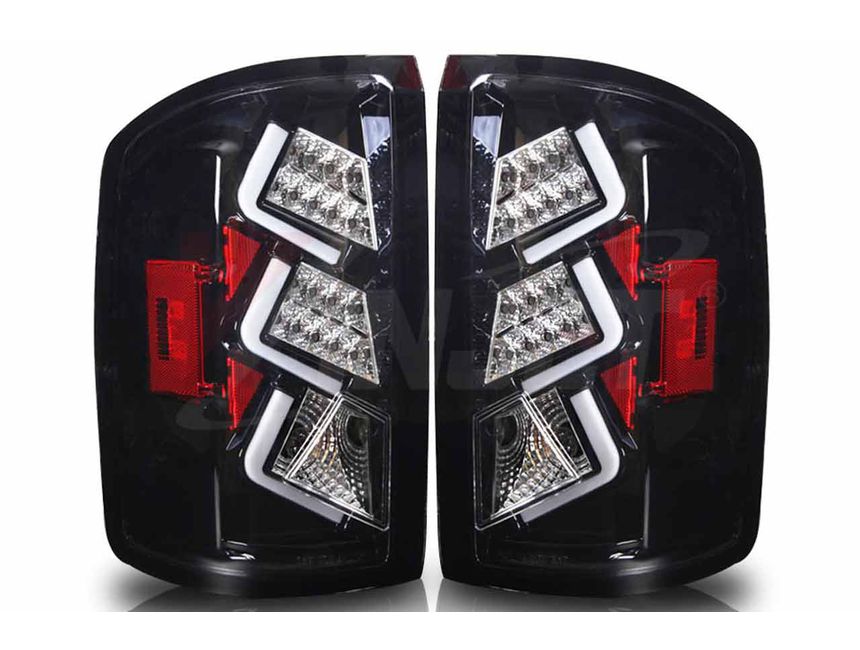 Winjet Black LED Tail Lights CTWJ0439GBC RealTruck