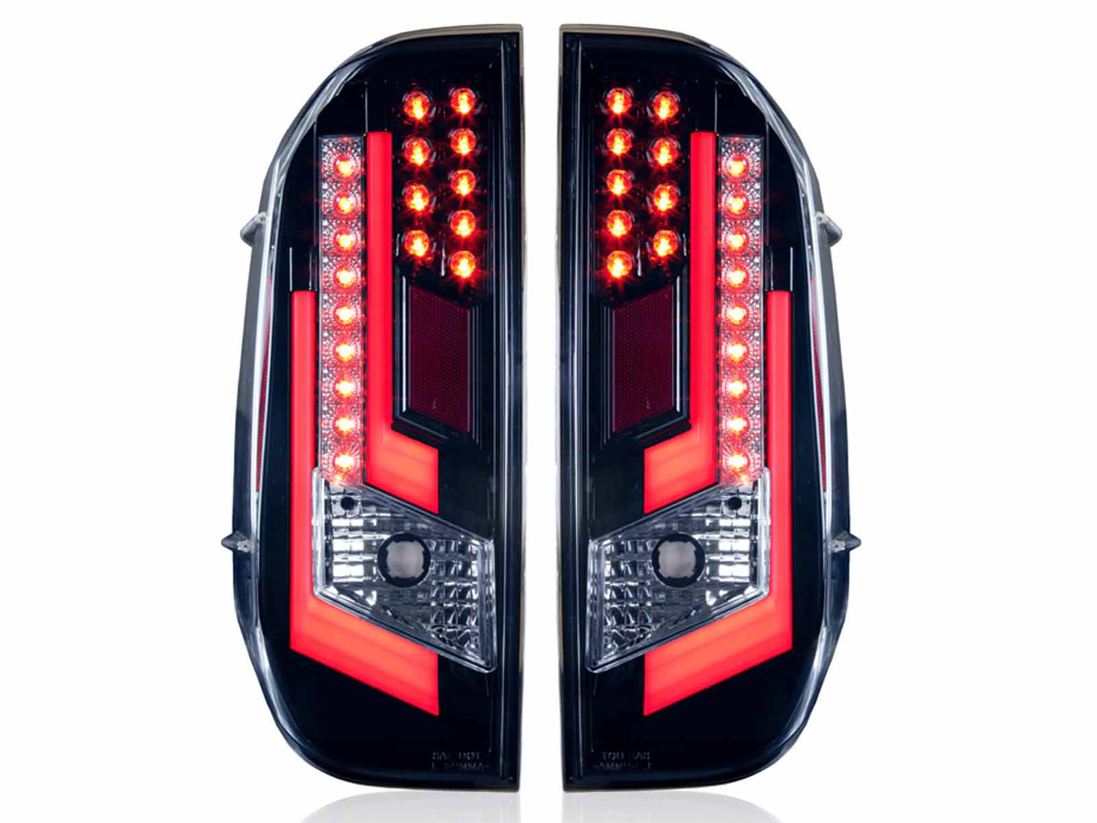 Winjet Black LED Tail Lights CTWJ-0698-GBC | RealTruck