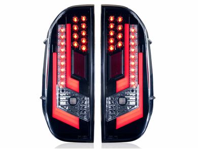 Winjet Black LED Tail Lights CTWJ-0698-GBC | RealTruck