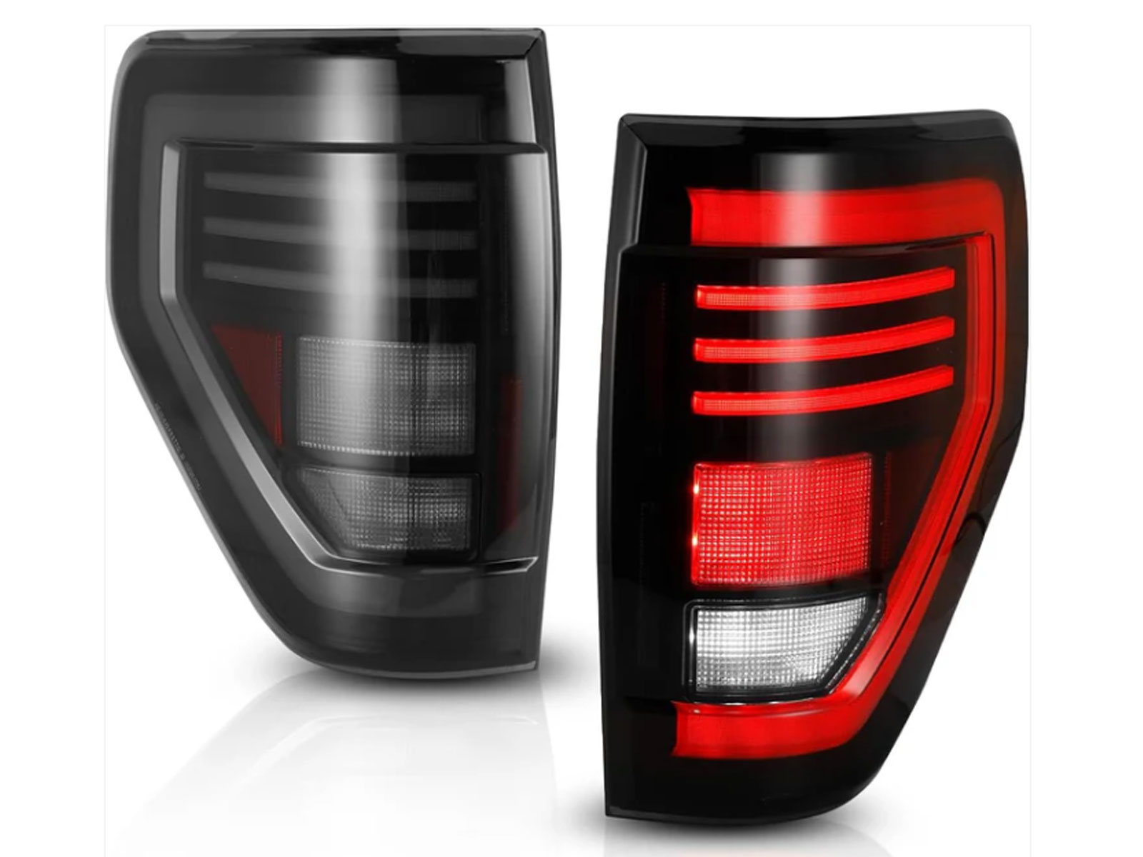 Winjet Sequential Smoked Black LED Taillights CTWJ-0706-BS-SQ