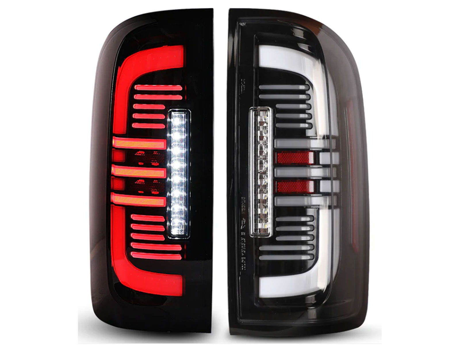 Winjet Sequential Black LED Taillights CTWJ-0712-GBC-SQ | RealTruck
