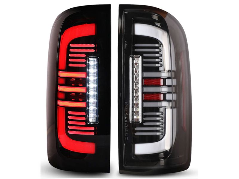 Winjet Sequential Black LED Taillights CTWJ-0712-GBC-SQ | RealTruck