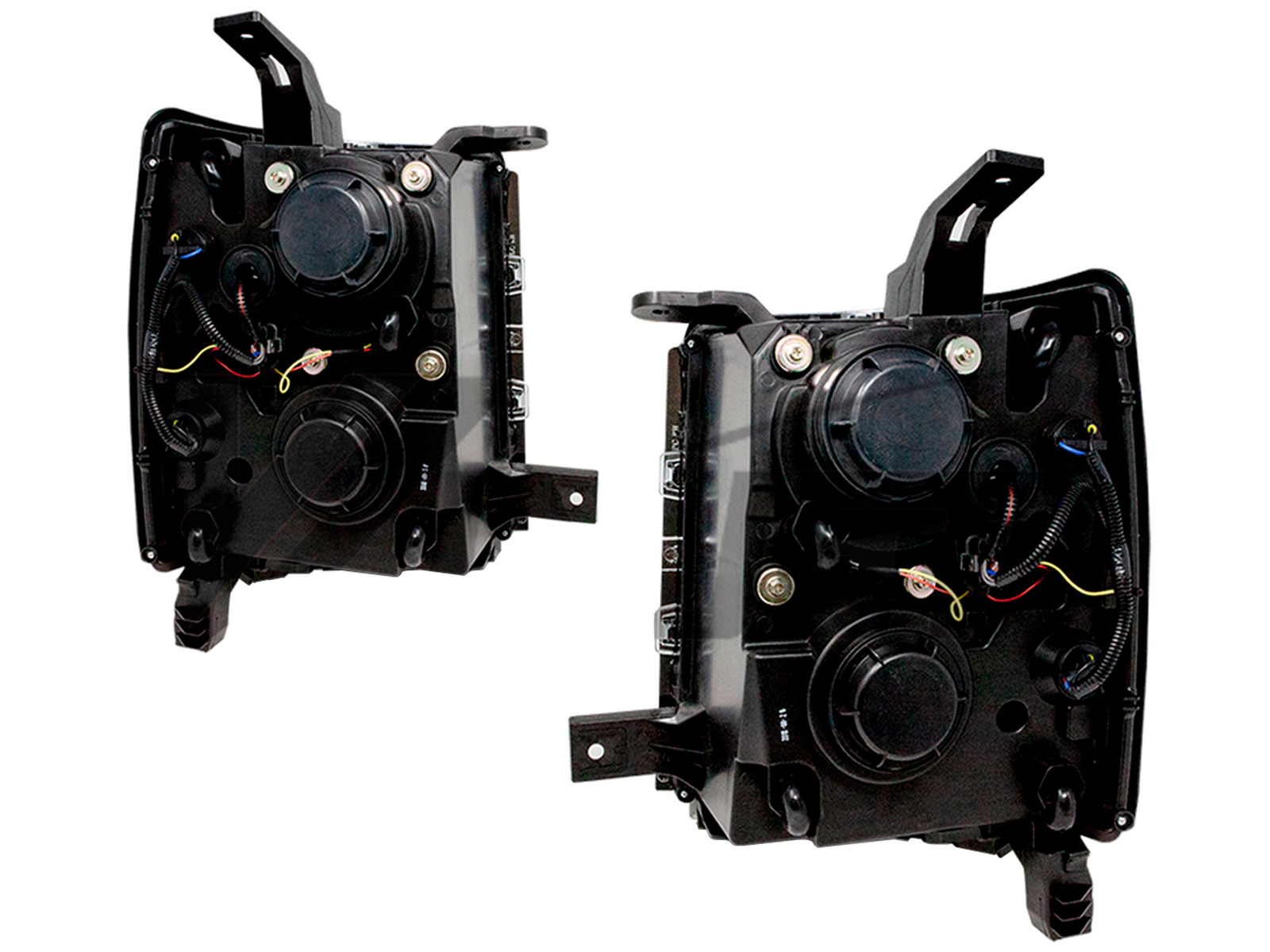 Fits 2014-2015 Chevy Silverado 1500 (WJT-CHRNG0382C-B-SQ)