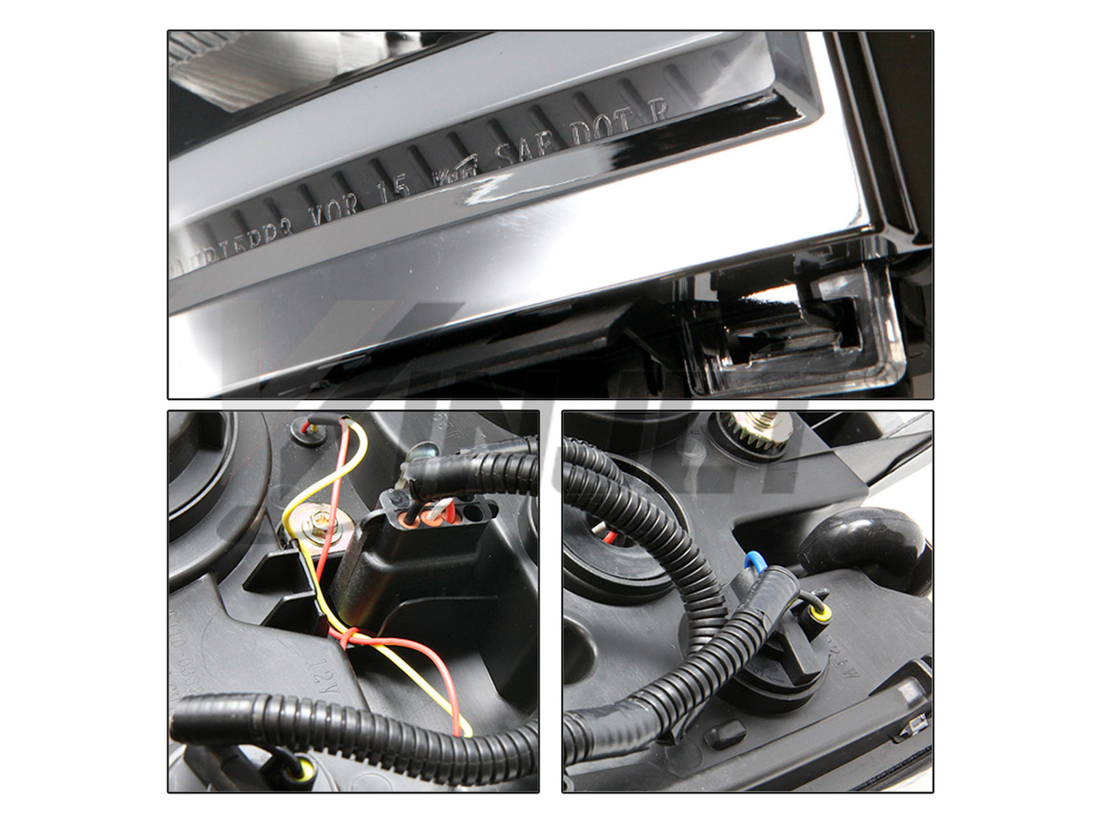 Fits 2014-2015 Chevy Silverado 1500 (WJT-CHRNG0382C-B-SQ)