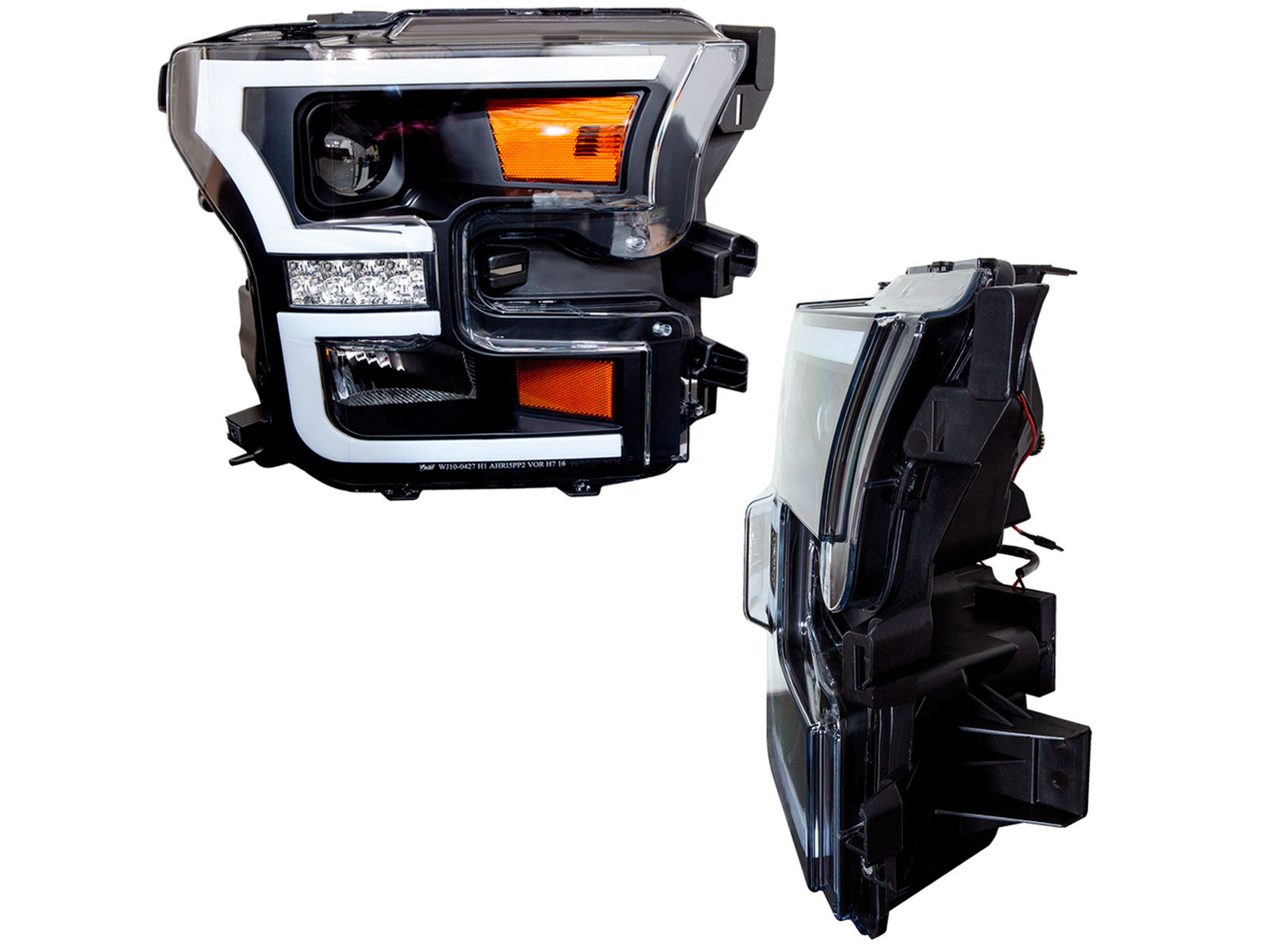 Fits 2015-2017 Ford F150 (WJT-CHRNG0427-B-SQ)