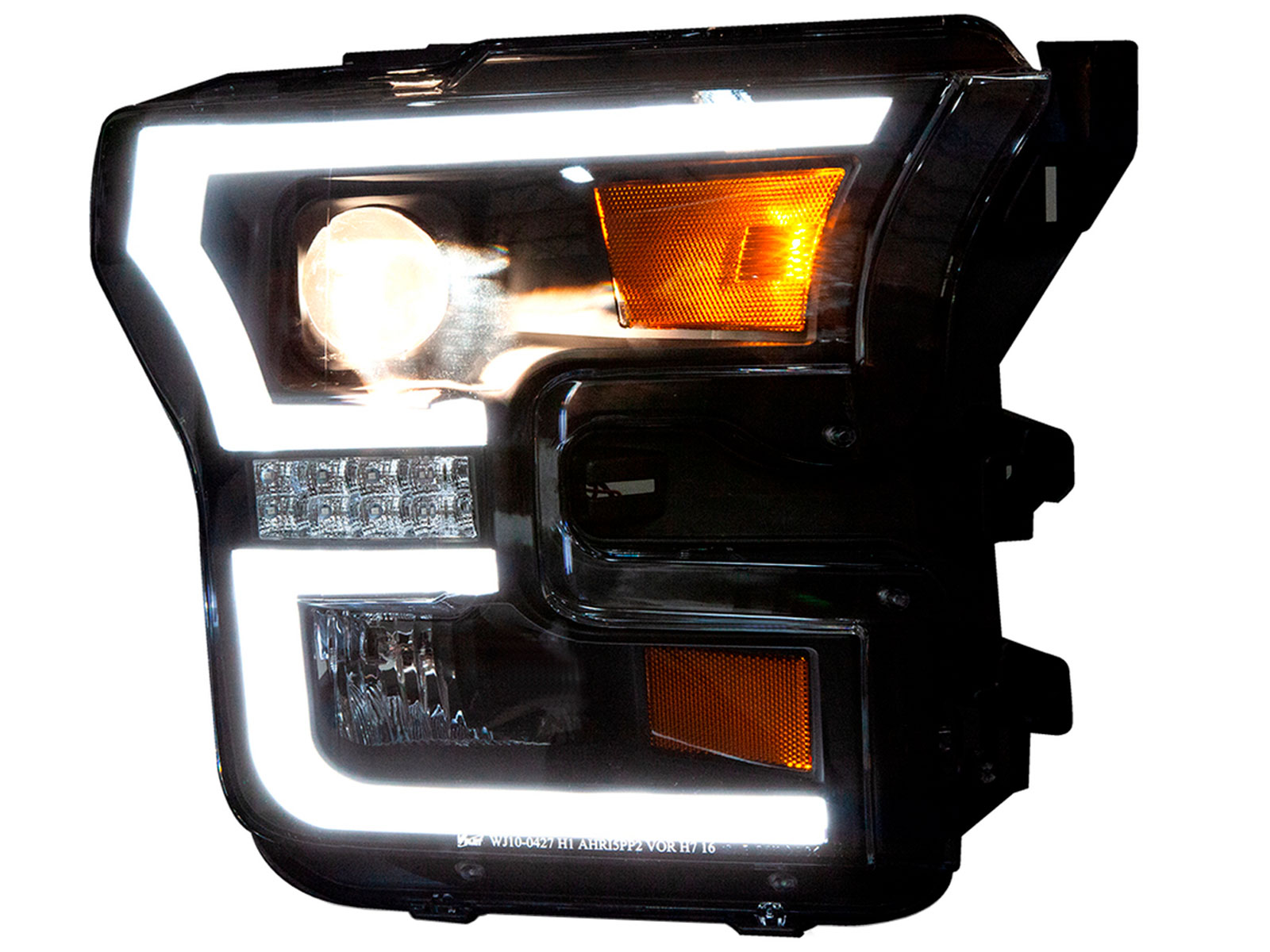 Fits 2015-2017 Ford F150 (WJT-CHRNG0427-B-SQ)