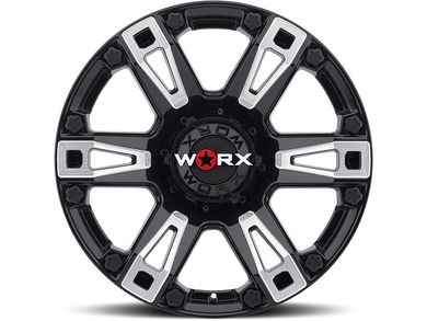 Worx Alloy Milled Gloss Black Beast Wheels RealTruck