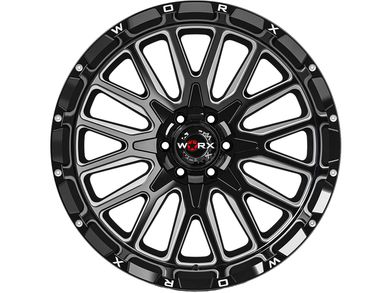 Worx Off Road Milled Gloss Black 818 Wheels RealTruck