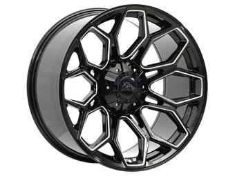 X Drive Milled Gloss Black Beast Wheel