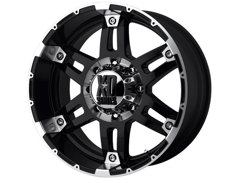 XD Series Machined Gloss Black Spy Wheels | RealTruck