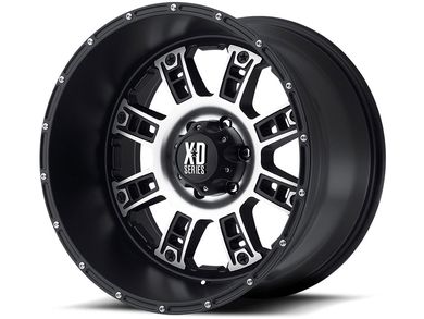 XD Series Machined Matte Black Riot Wheels | RealTruck