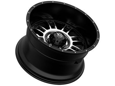 XD Series Machined Matte Black Riot Wheels | RealTruck