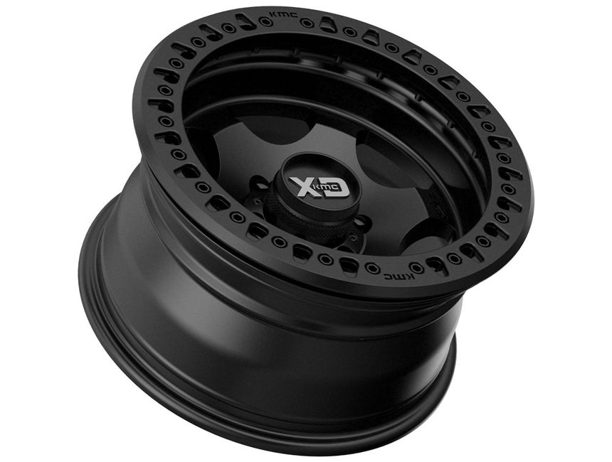 XD Series Matte Black XD232 RG Crawl Beadlock Wheels RealTruck