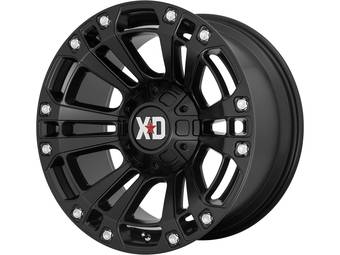 XD Series Matte Black XD851 Monster III Wheels