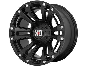 XD Series Matte Black XD851 Monster III Wheels