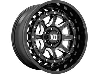 XD Series Milled Gloss Black XD866 Outlander Wheel