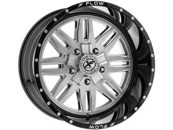 XF Flow Offroad Brushed & Black XFX-303 Wheel