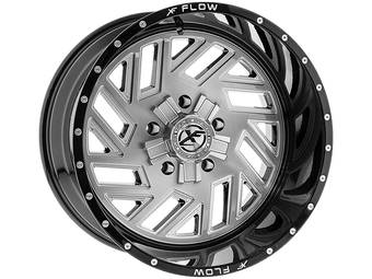 XF Flow Offroad Brushed & Black XFX-304 Wheel