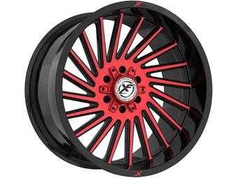 XF Offroad Gloss Black & Red XF-239 Wheel