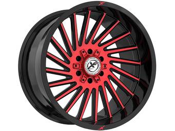 XF Offroad Gloss Black & Red XF-239 Wheel