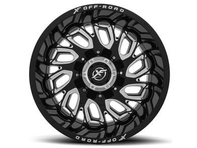XF Offroad Milled Gloss Black XF-207 Wheels | RealTruck