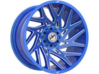 XF Offroad Milled Blue XF-229 Wheels