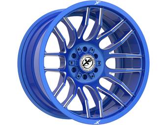 XF Offroad Milled Blue XF-232 Wheels