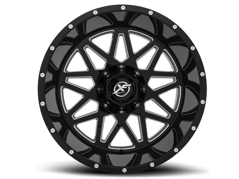 XFO-XF-211241451271397-76GBML XF Offroad Milled Gloss Black XF-211 ...