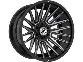 XF Offroad Milled Gloss Black XF-234 Wheels