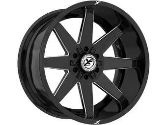 XF Offroad Milled Gloss Black XF-236 Wheels