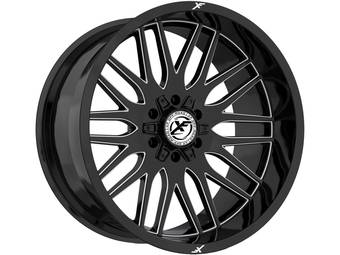 XF Offroad Milled Gloss Black XF-240 Wheels