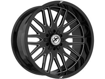 XF Offroad Milled Gloss Black XF-240 Wheels