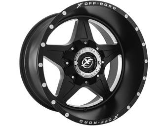 XF Offroad Milled Matte Black XF-210 Wheels