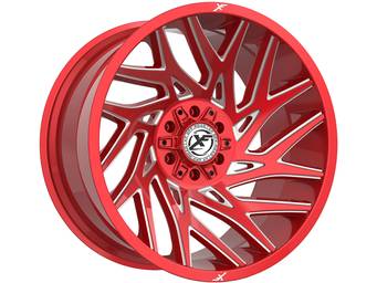 XF Offroad Milled Red XF-229 Wheels