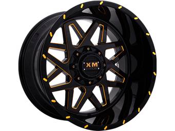 XM Offroad Black & Yellow XM-313 Wheels