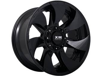 XM Offroad Gloss Black & Black Inserts XM-326 Wheels