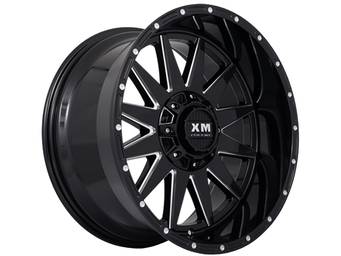 XM Offroad Milled Gloss Black XM-312 Wheel