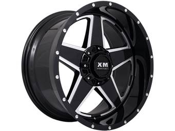 XM Offroad Milled Gloss Black XM-315 Wheels