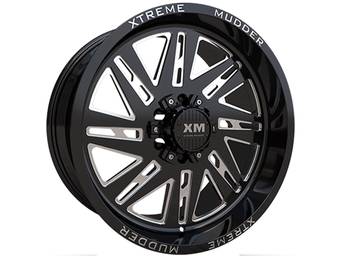 XM Offroad Milled Gloss Black XM-347 Wheel