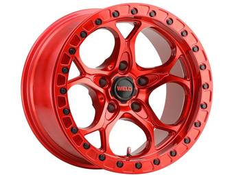 Weld Off-Road Red Ledge Beadlock Wheel